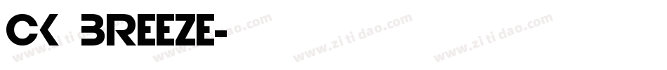 CK Breeze字体转换